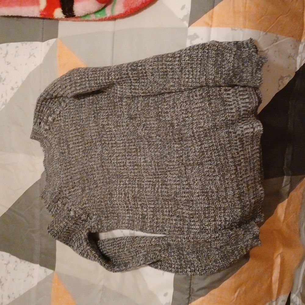 Gray womans coat